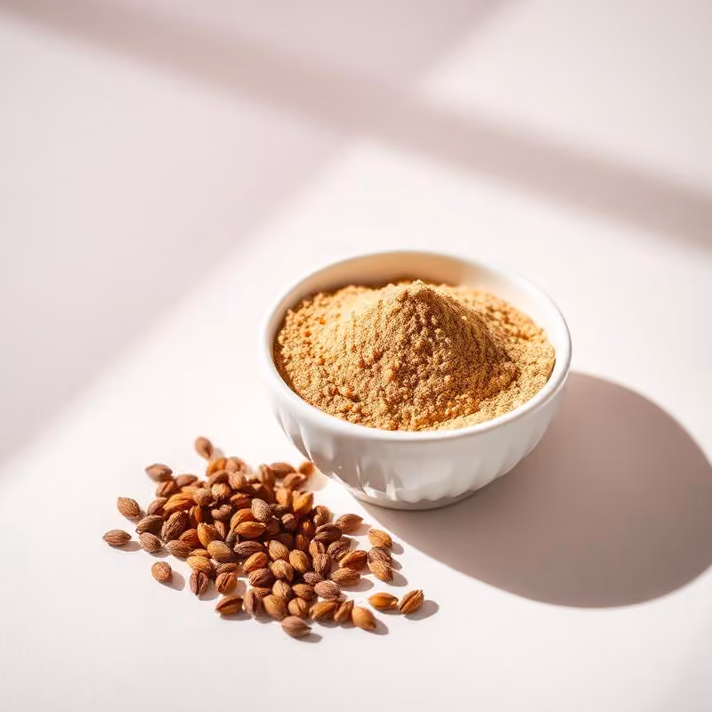 Coriander powder with toasted seeds